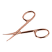 Rose gold Cuticle Scissors display on white background.