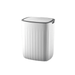 Smart white trash can. Display on white background.