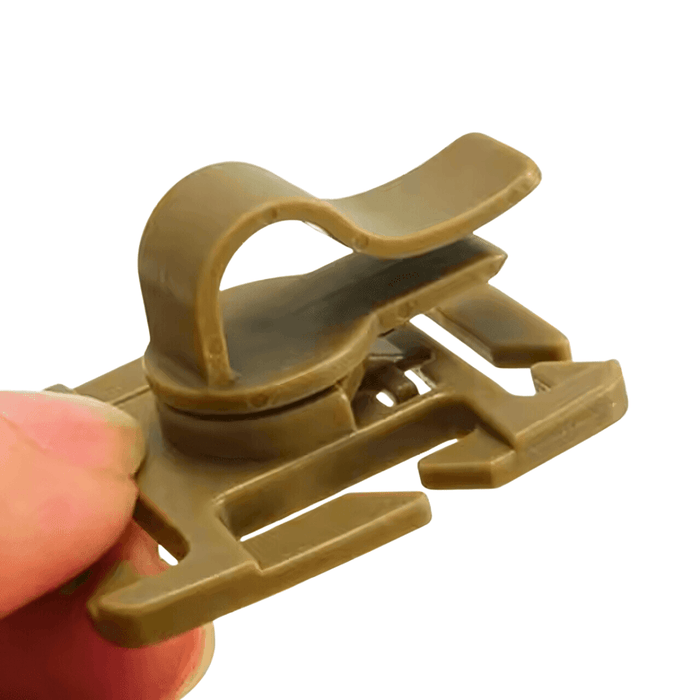 Khaki Hydration Tube Clip.