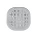 Single gray silicone drain cover isolated on white background.