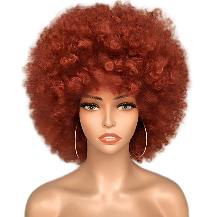 Short Synthetic Afro Wigs