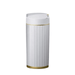 Smart white trash can. Display on white background.