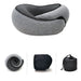 gray Memory Foam Travel Pillow