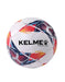 White Kelme Vortex soccer ball with multicolor pattern.