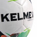 Close-up of Kelme Vortex soccer ball with logo.