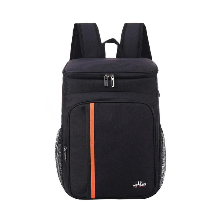 Black Thermal Lunch Backpack