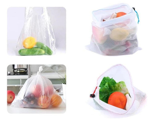 Reusable Fruits&Vegetables Bags in usage