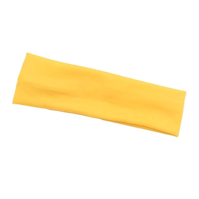 Yellow Elastic Headband.