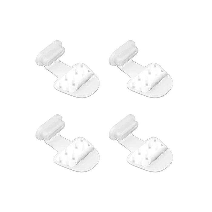 4 white USB C Dust Plugs