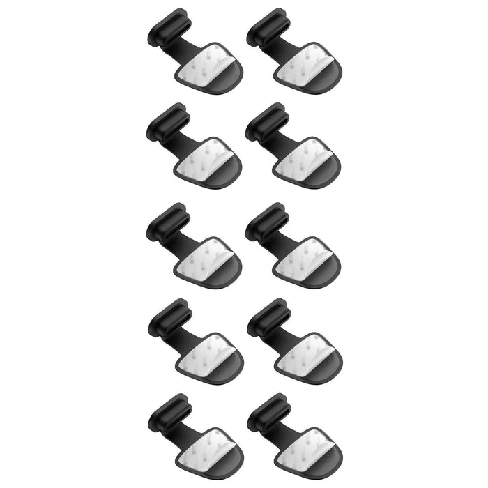 10 black USB C Dust Plugs