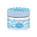 A container of "Magic Cleaner Gel" with a blue and white striped design.