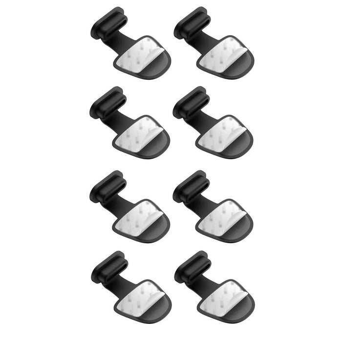 8 black USB C Dust Plugs