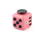 peach and black Fidget Dice