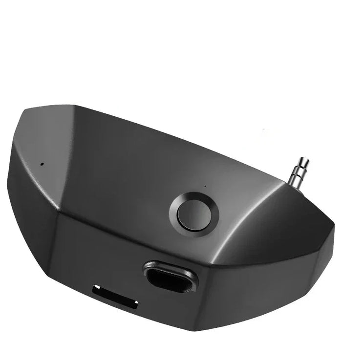 Black Bluetooth Adapter for Noise Reduction Earmuffs.