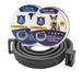 Black flea and tick collar with packaging for both cats and dogs.