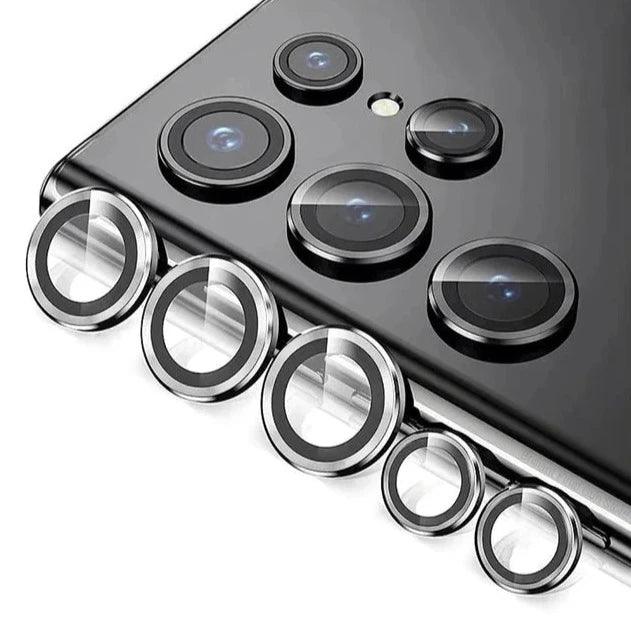 Silver camera lens protector for Samsung Galaxy