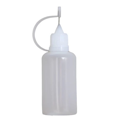 Transparent Squeeze Bottle display on white background.