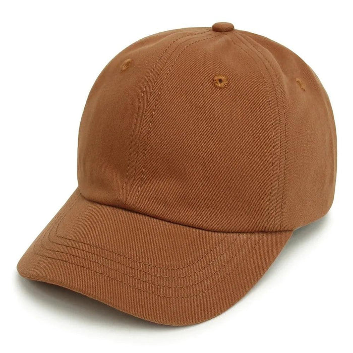 brown Adjustable Baby Cap