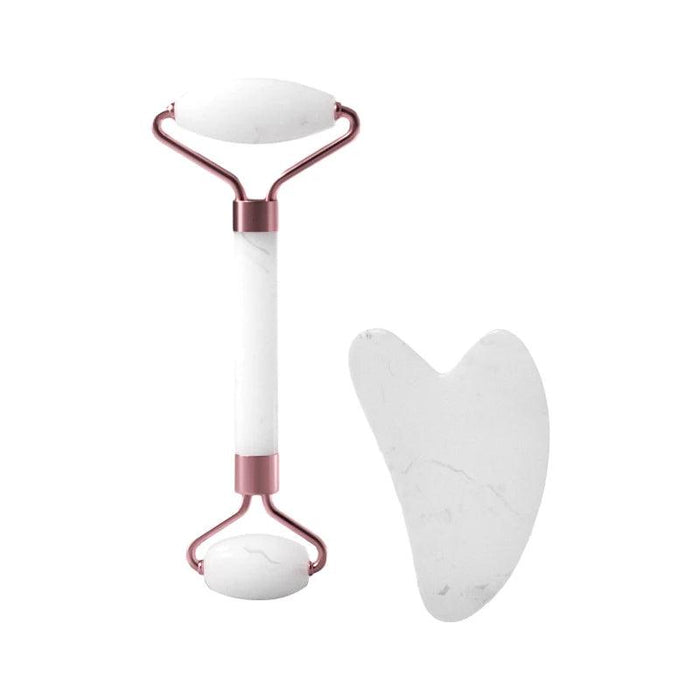 White Gua Sha and face roller