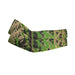 Digital pixel green camouflage arm sleeve, ideal for tactical sports and UV protection. Display on white background.