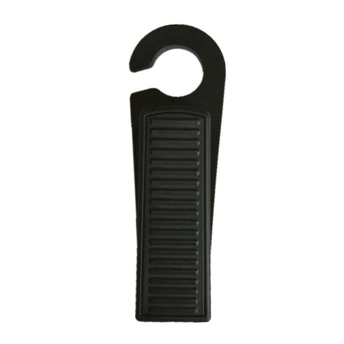 black Self-Adhesive Door Stopper with hook