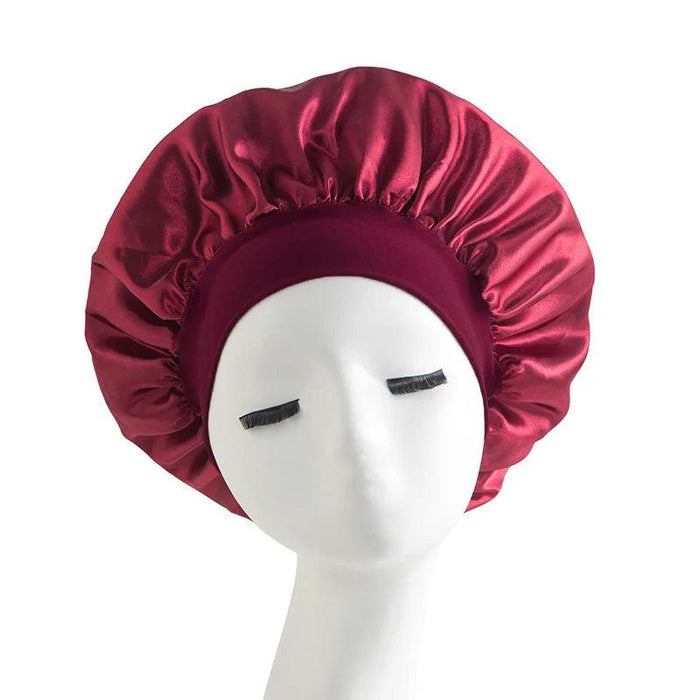 red Satin Bonnet