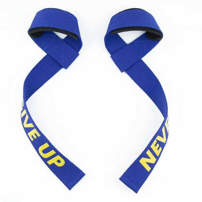 blue Non-Slip Lifting Straps