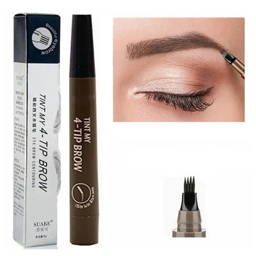 gray brown Waterproof Eyebrow Pen