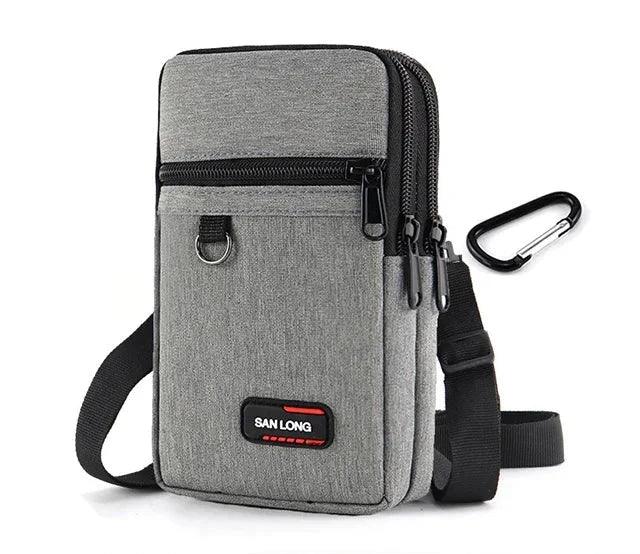 gray double layer Waterproof Hiking Waist Bag