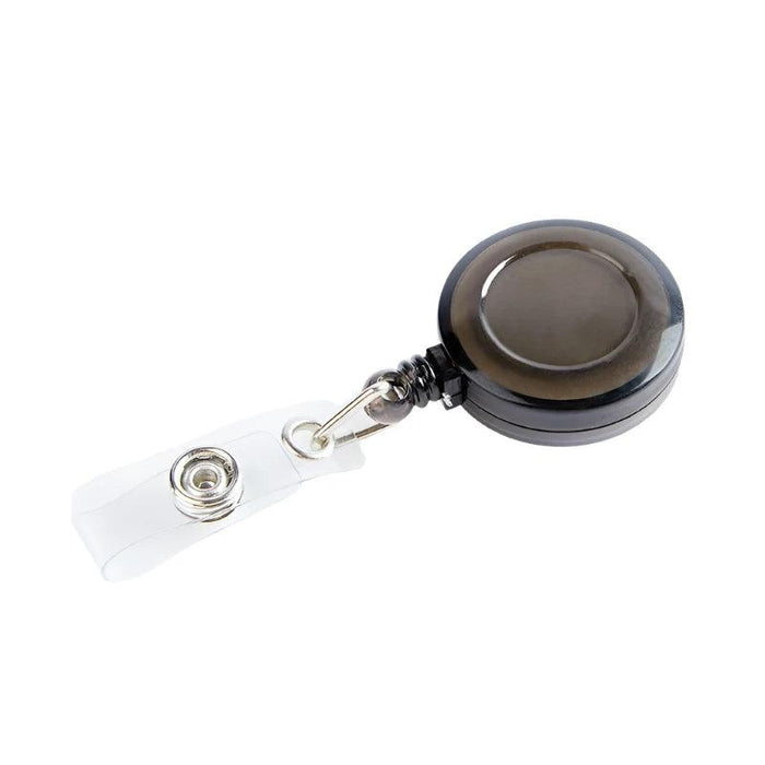 Black Retractable Badge Holder.