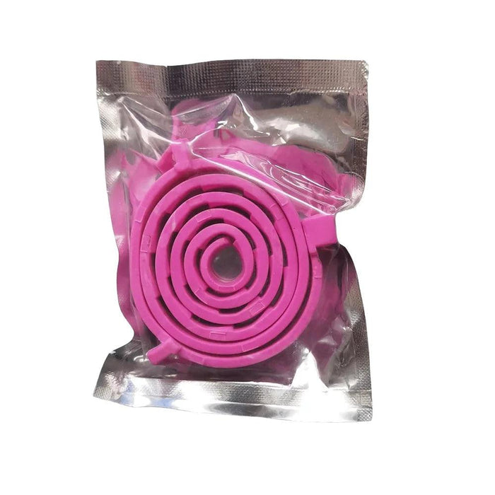 Pink flea collar in a sealed package.