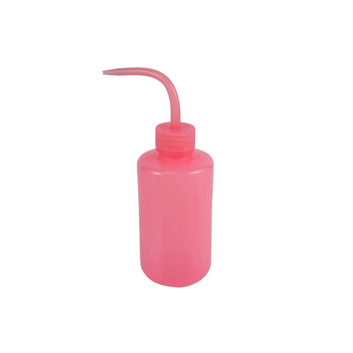 Pink Plastic Safety Wash Bottle.