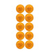 Ten orange Huieson G40+ table tennis balls arranged in a grid, each with three red stars and "Made in China" text.