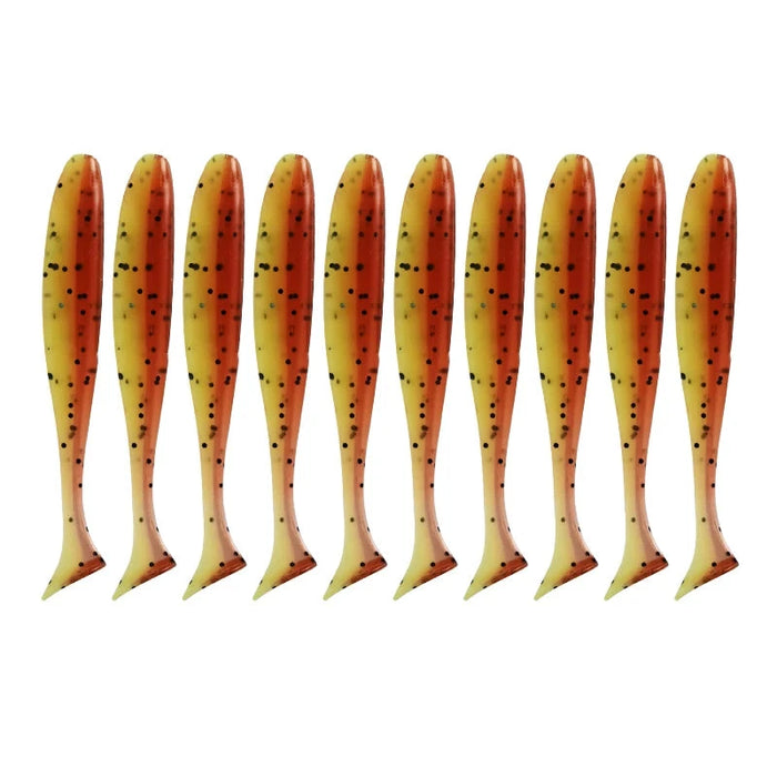 10 Pieces of light brown Fishing Lure.