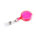 Pink Retractable Badge Holder.