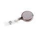 Gray Retractable Badge Holder.