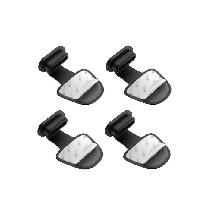 4 black USB C Dust Plugs