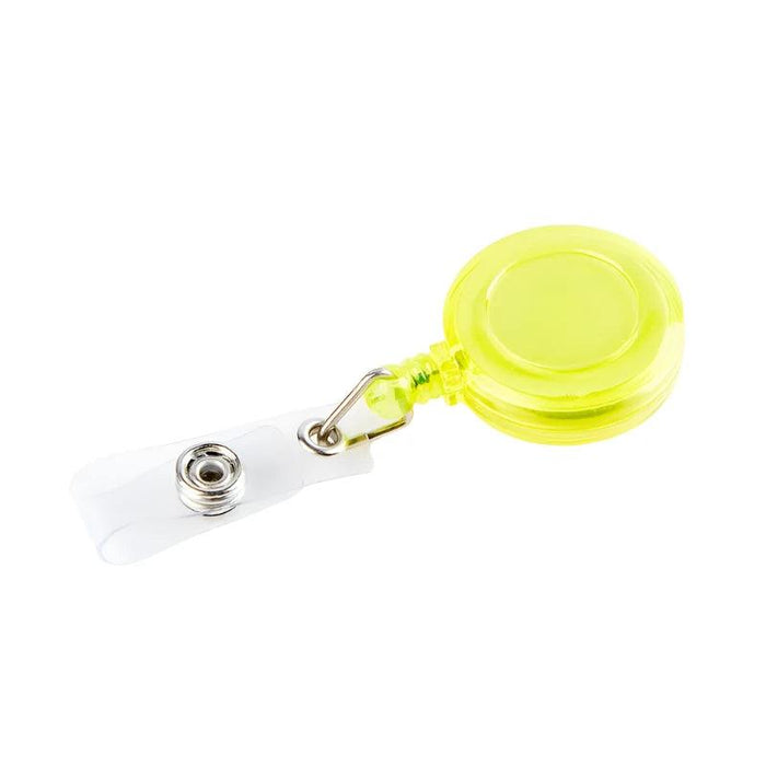 Yellow Retractable Badge Holder.