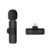 Wireless microphone and receiver set for iOS smartphones.