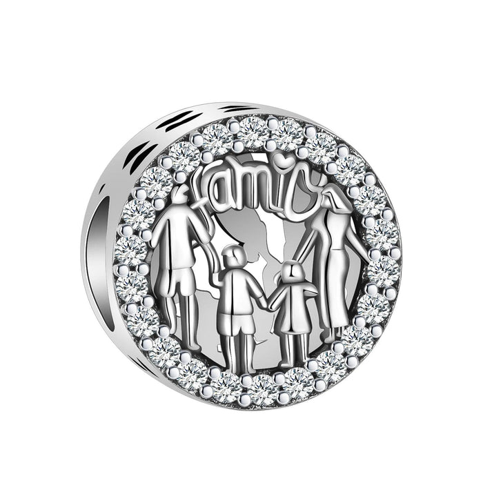 Family-themed Silver Charm