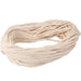 A coiled bundle of thick natural cotton rope, showcasing its clean and uniform weave. The rope appears to be of a sturdy, durable quality, suitable for various heavy-duty applications.