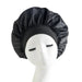 black Satin Bonnet