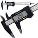 A digital caliper with the display showing a measurement of "20.0" mm and another digital caliper at the top left that showing "10.6" mm on the display. This tool is commonly used for precise dimensional measurements in various technical and engineering fields.