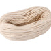 A coiled bundle of thick natural cotton rope, showcasing its clean and uniform weave. The rope appears to be of a sturdy, durable quality, suitable for various heavy-duty applications.