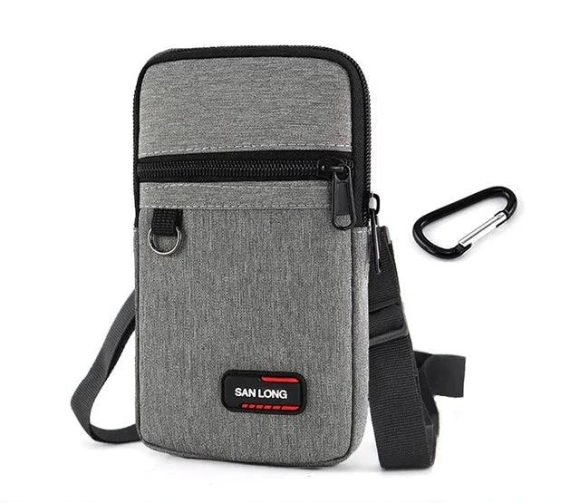 gray single layer Waterproof Hiking Waist Bag