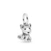 Puppy silver charm