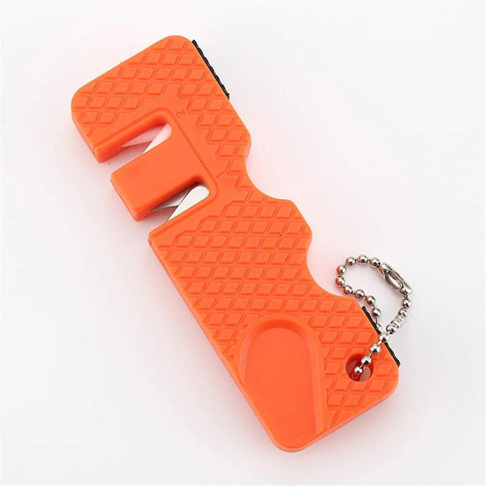 orange Pocket Knife Sharpener