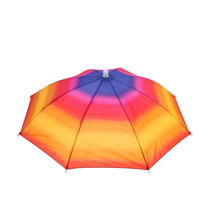 Gradient Sunset umbrella with warm hues from orange to yellow.