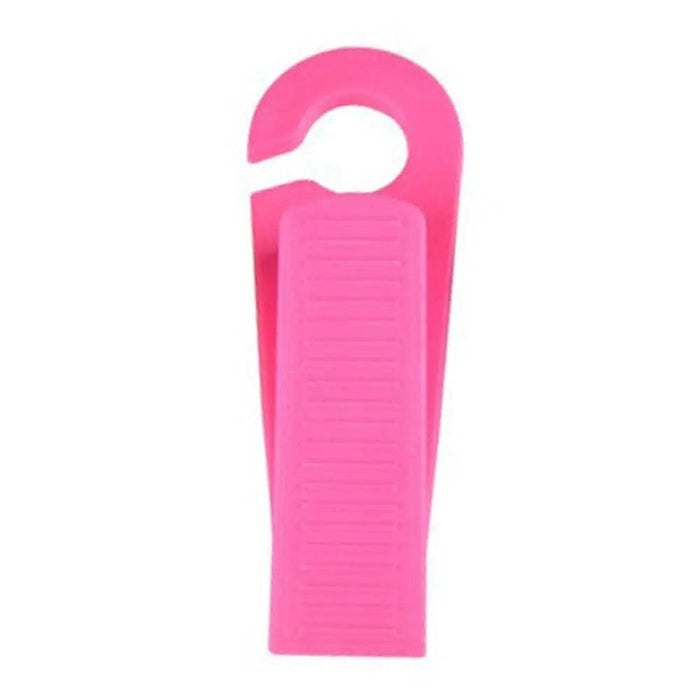 pink Self-Adhesive Door Stopper with hook