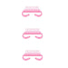 3 pink Nail Cleaning Brushes